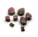 Convex Rhodonite Teardrop Plugs