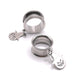 Halloween Pumpkin Witch Silver Dangle Tunnels / saddles