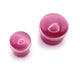 Pink Cats Eye Glass Single flared Plug