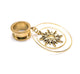 Gold Sun Dangle Tunnels