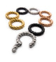 Small Twisted Round Hoop Hangers / Weights