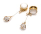 Pearl and Bow Screw-fit Dangle Plugs