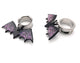 Spooky Purple and Black Bat Halloween Dangle Tunnels