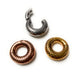 Circular Crosshatch-Patterned Ear Weight