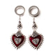 Halloween Bat and Red Heart Eye Tunnel
