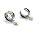 Silver Fresh Water Pearl Dangle Tunnels / saddles