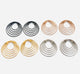Stunning Circular Rings 316l Surgical Steel Elegant Ear Weights / Hangers