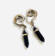 Blue Sparkle Sand Stone Ear Hangers / Weights