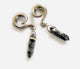 Black and White Stone Ear Hangers / Weights