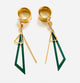 Long Green and Gold Dangle Tunnels