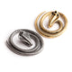 316l Surgical Steel Silver / Gold Cobra Snake Ear Weights