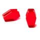 Red Glass Coffin Plug