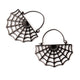 Black Spider Web weights / earrings