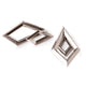 Angled Geometric Surgical Steel Ear Weights