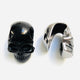 Black & Silver Skull Ear Weight Hangers